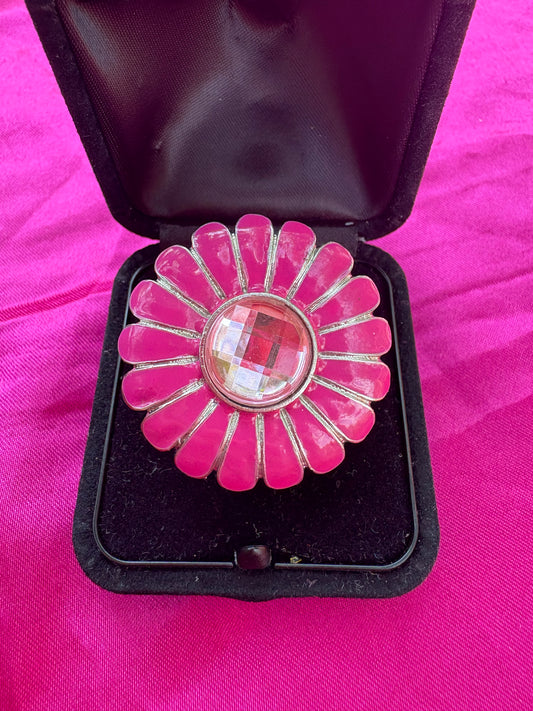 Pink Flower Ring