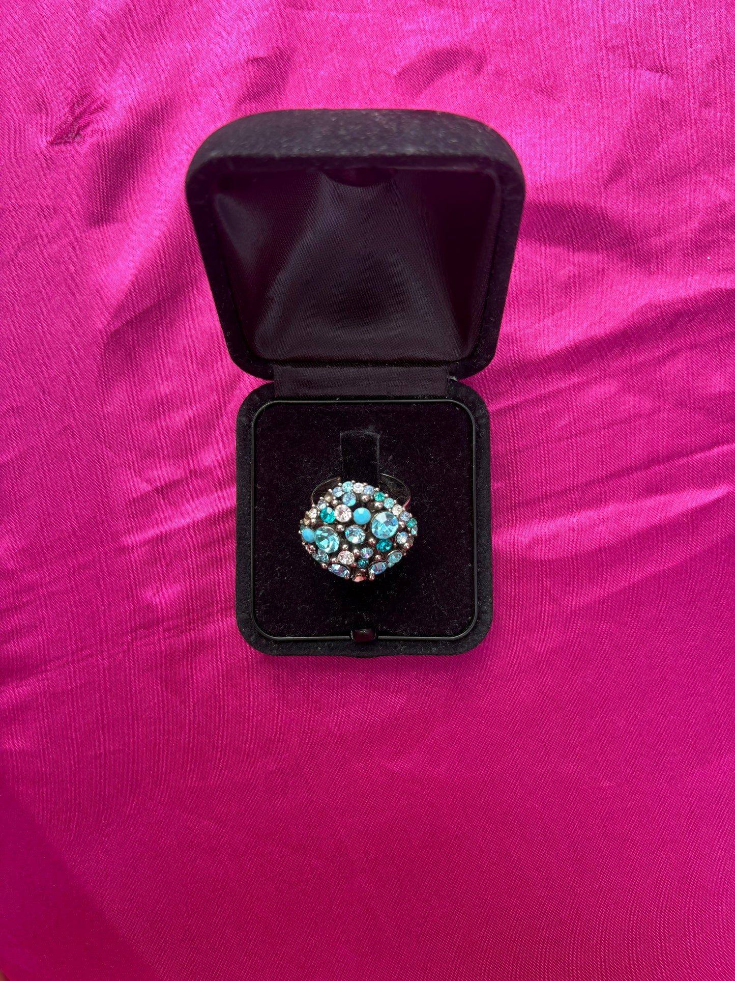 Rhinestoned Ring
