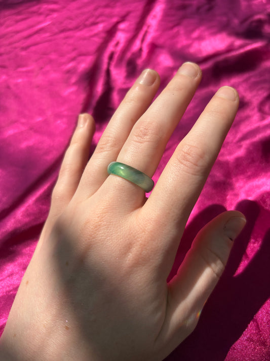 Translucent Teal Ring
